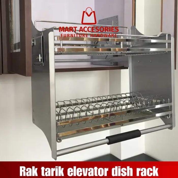Diskon Rak Piring Tarik Elevator Disch Rack Pull Down
