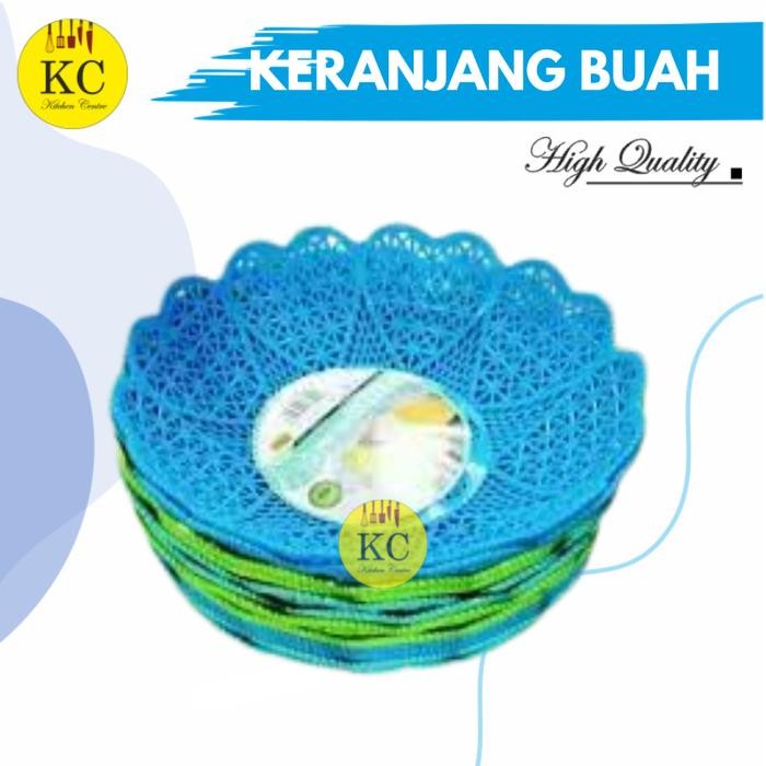 Keranjang Tempat Buah Bakul Plastik Tempat Buah Wadah Buah Plastik Kode 567