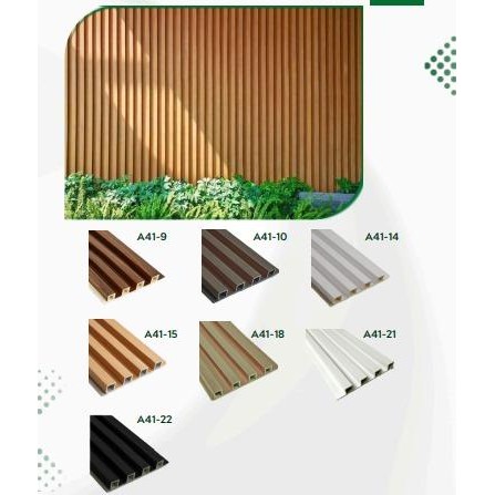WPC Wall Panel dinding / Wall Fluted Panel 2,9m Murah