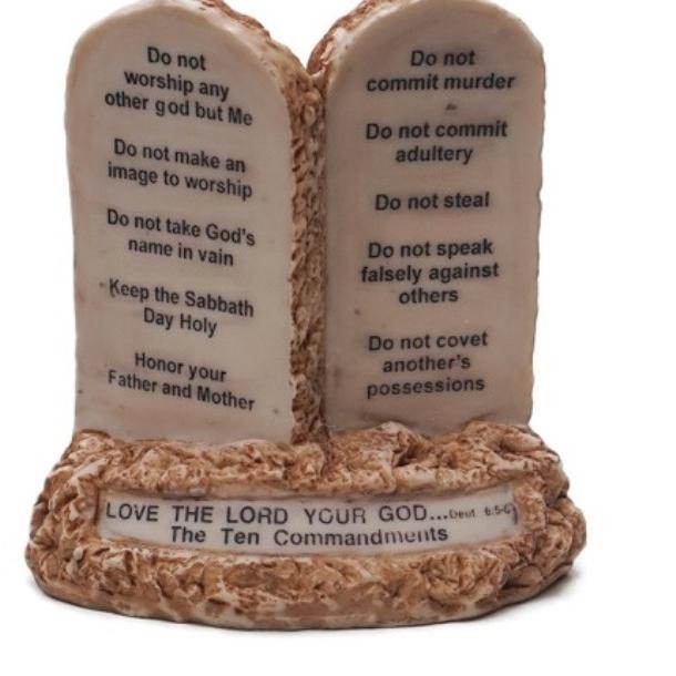 Hiasan Pajangan Rohani 10 Perintah Allah