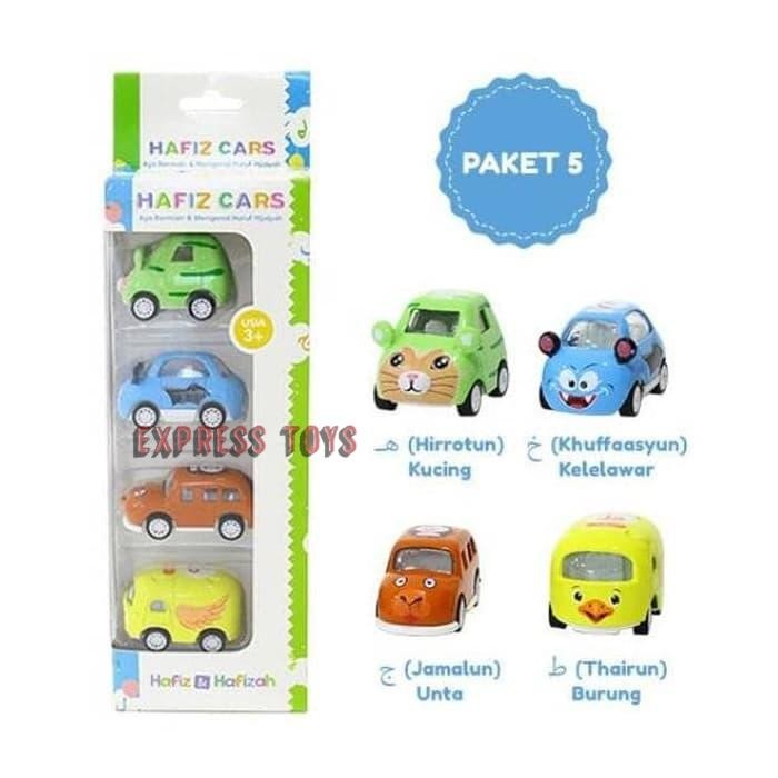 Mainan Mobil Hafiz Cars Al Qolam Paket 5 - Hafiz Car Al-Qolam
