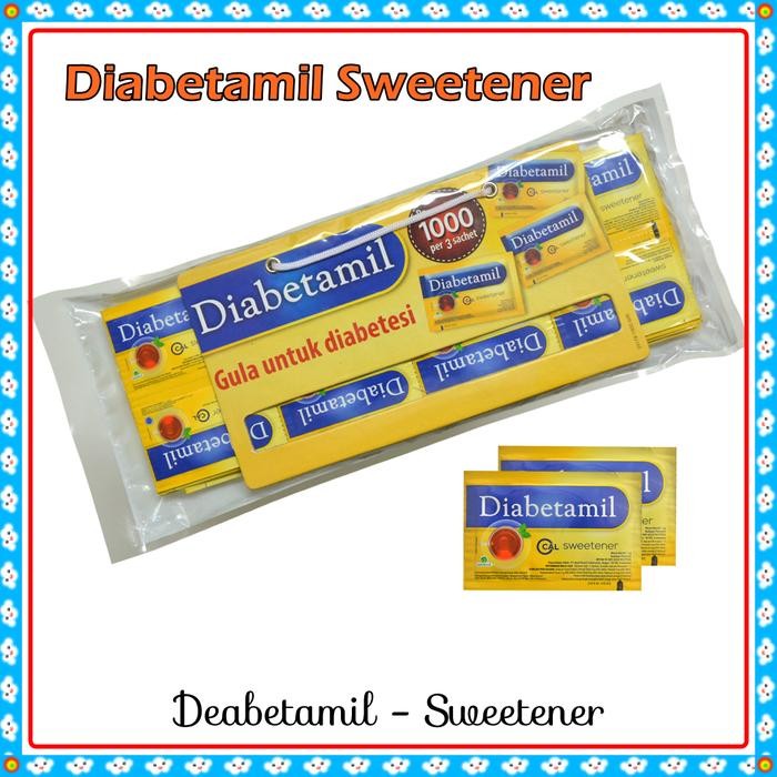 

TERMURAH Tropicana Diabtx Diabetamil Sweetener Gula Diabetes isi 80 sachet READY STOCK