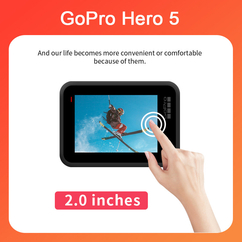 GoPro HERO5 Black Action camera Go Pro Original 4K 12MP Ultra High Definition Vlog Outdoor Sports