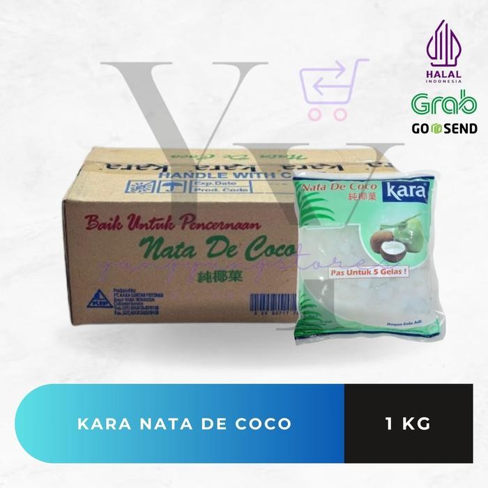

1 Dus Isi 6 Bungkus Kara Nata De Coco Sari Kelapa 1 Kg