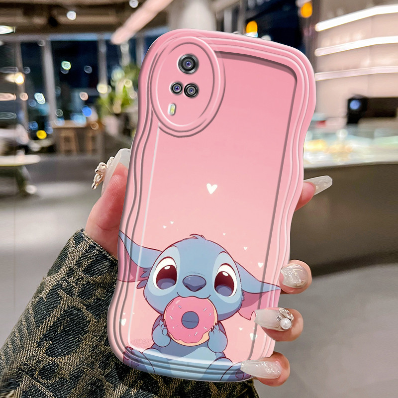 Casing Hp Untuk VIVO Y51 2021 Y31 2021 Y51A 2021 Y53 Y53s Y33 Case Casing Donut kartun HP Kesing gel