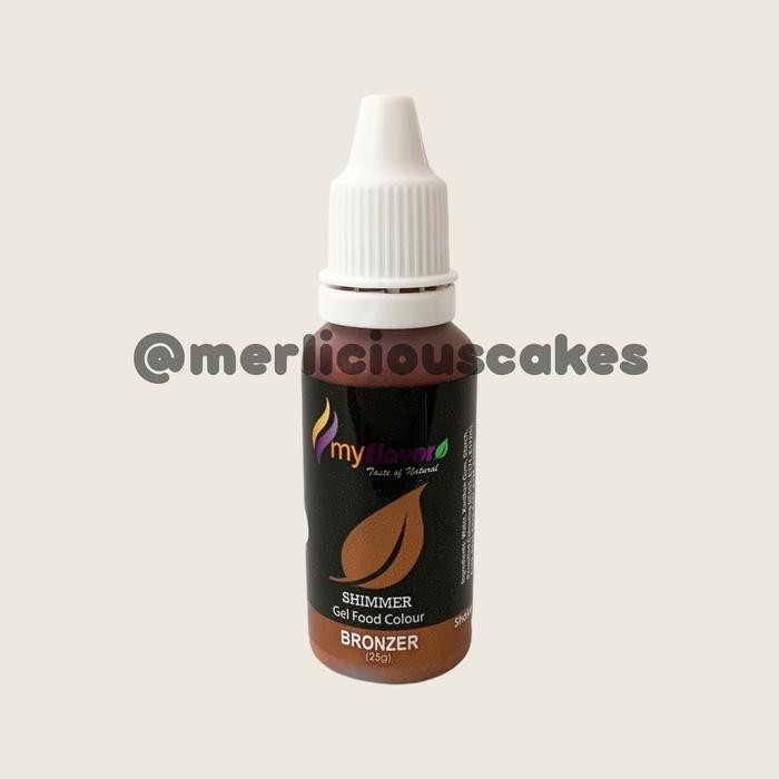 

My Flavor Bronzer Shimmer for Cake Painting Pewarna Makanan Halal