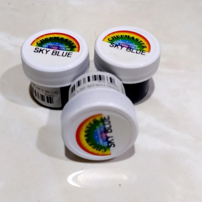 

Chefmaster Sky Blue Color / Pewarna Makanan Sky Blue 0,5oz