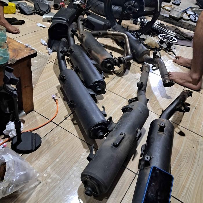 Silincer Knalpot Yamaha Scorpio New Robot Original Copotan #Gratisongkir