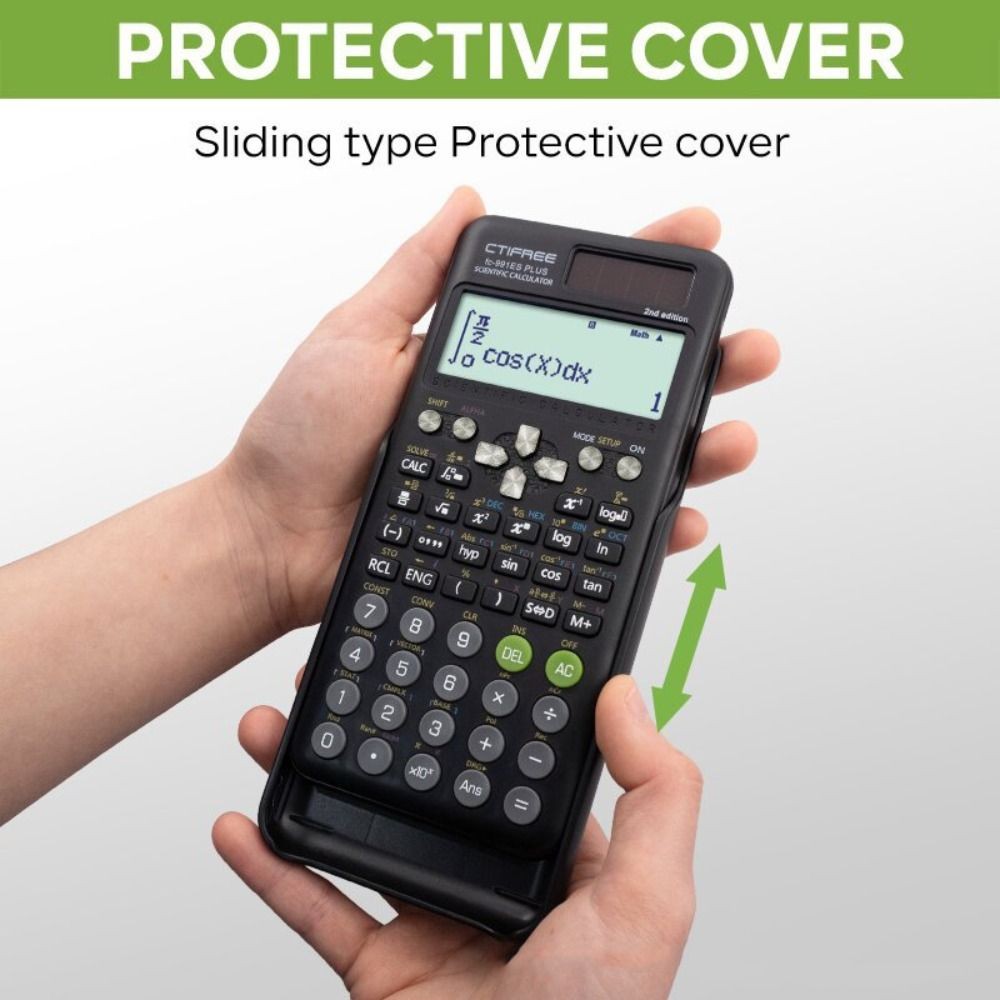 

Portable 991ES Plus-2nd Edition Scientific Calculator with Protective Case 417 Function Function