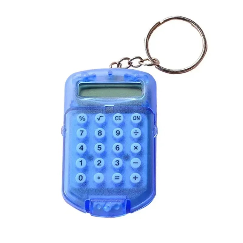 

Multifunctional Calculator Creative Convenient Electronic Mini Calculator Bag Charm Keychain for