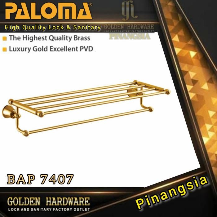 PALOMA BAP 7407 Gantungan Rak handuk Towel Shelf Luxury GOLD