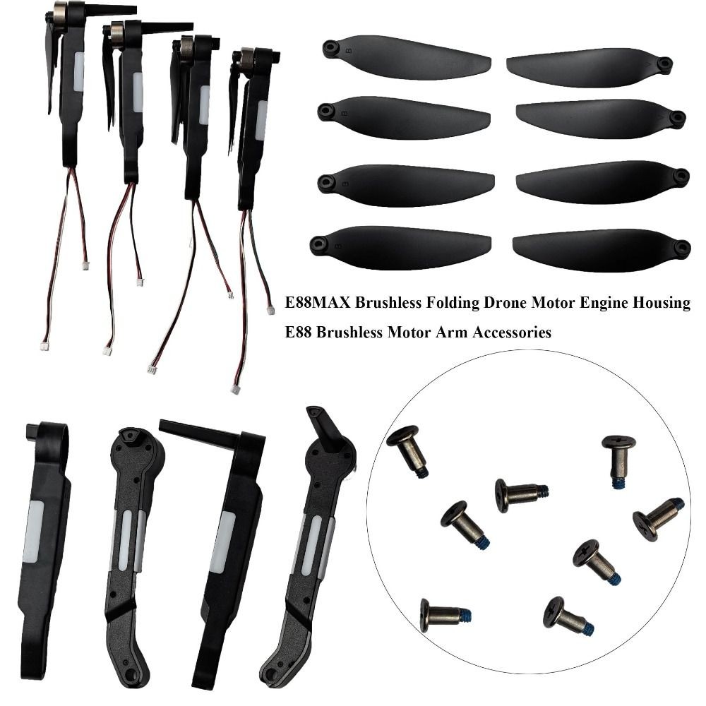 IMPORT 8 Styles E88MAX Brushless Parts Plastic Motor Engine Housing E88 Brushless Motor Engine