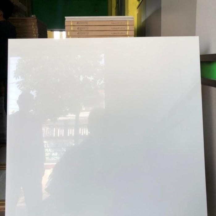 GRANIT INDOGRESS 60X60 SOLID WHITE GLOSY KW P KODE 165