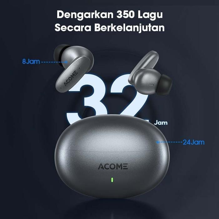 Acome Tws Gaming T8 Tws Anti Delay Low Latency 60 Ms / Headset Wireless Earphone Bluetooth 5.3 Ipx5