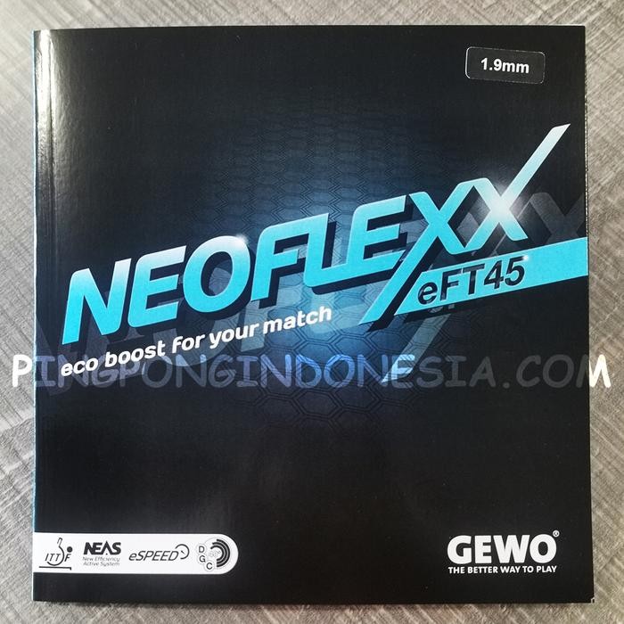 Gewo Neoflexx Eft 45 - Karet Pingpong Rubber Tenis Meja Bet Bat
