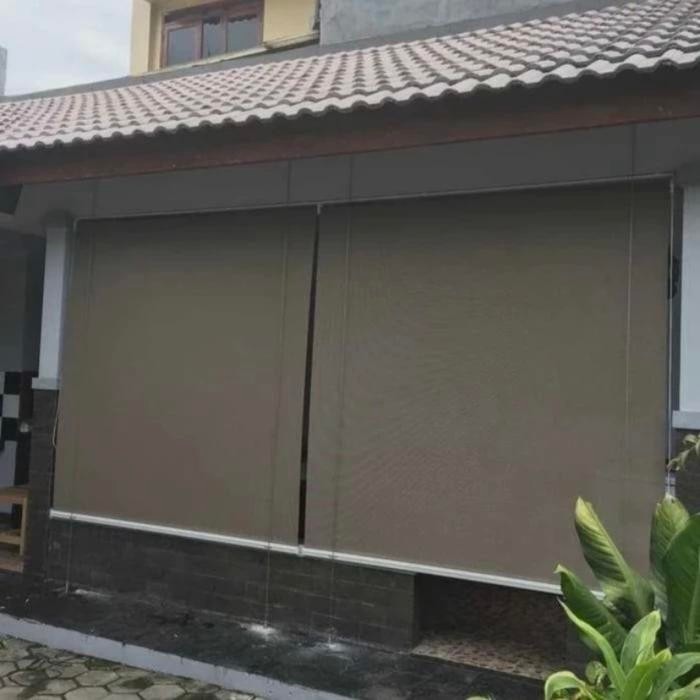 Roller Blind Sunscreen Outdoor , Indoor / Tirai Gulung Outdoor / Roller Blind Sharp point Indoor