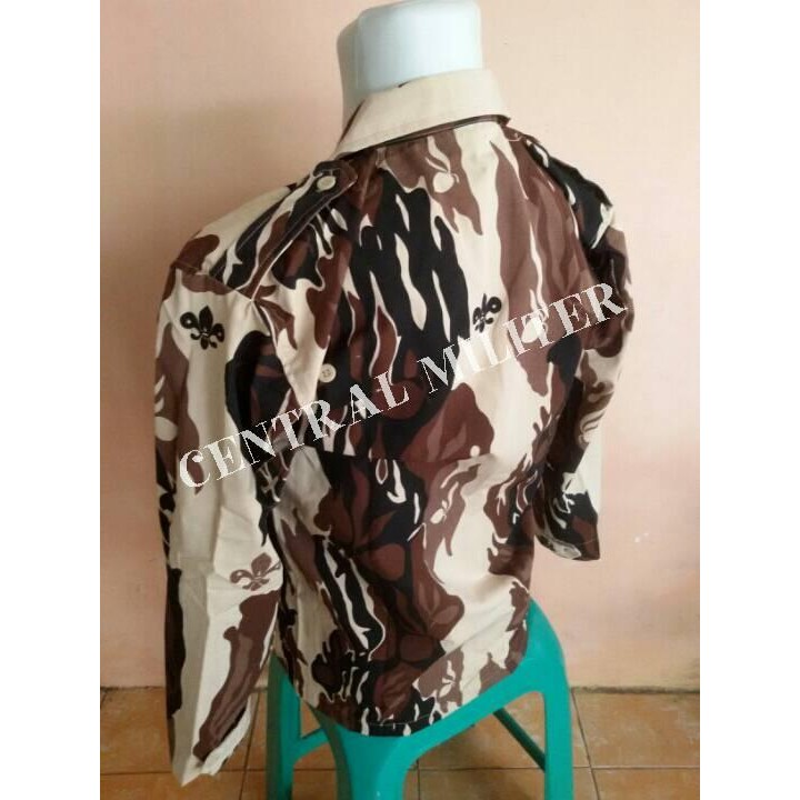 (Allthebest) seragam pramuka/seragam loreng pramuka/doreng pramuka/baju pramka