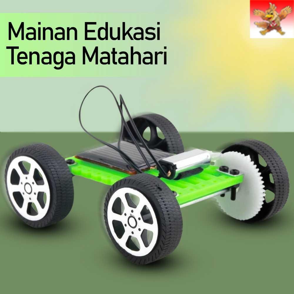 Mainan Edukasi Anak Mobil Tenaga Surya DIY Mini Solar Toy Robot
