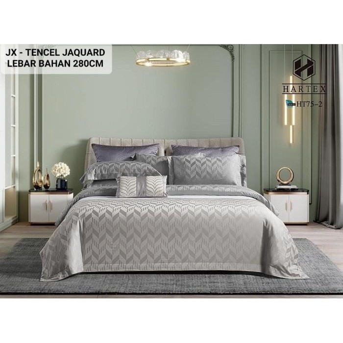 ASLI Bed Cover Kingkoil Sprei Sutra Tencel Organik 160x200 180x200 200x200 READY STOCK