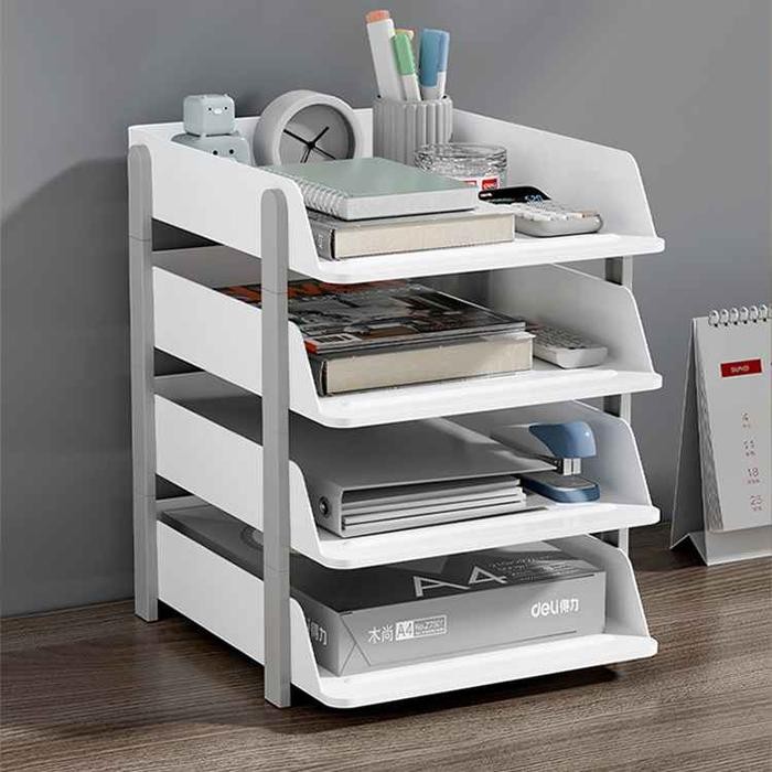 

Triple W Rak File Tingkat Organizer Dokumen Meja Multi Layer Desk Document Organizer Kertas A4