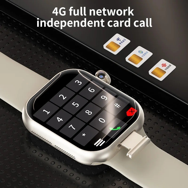 VP29 Smartwatch 4G Android 256GB Storage 4G/5G LTE Sim Card GPS WIFI 2.29 inch 490*580 Amoled Smart