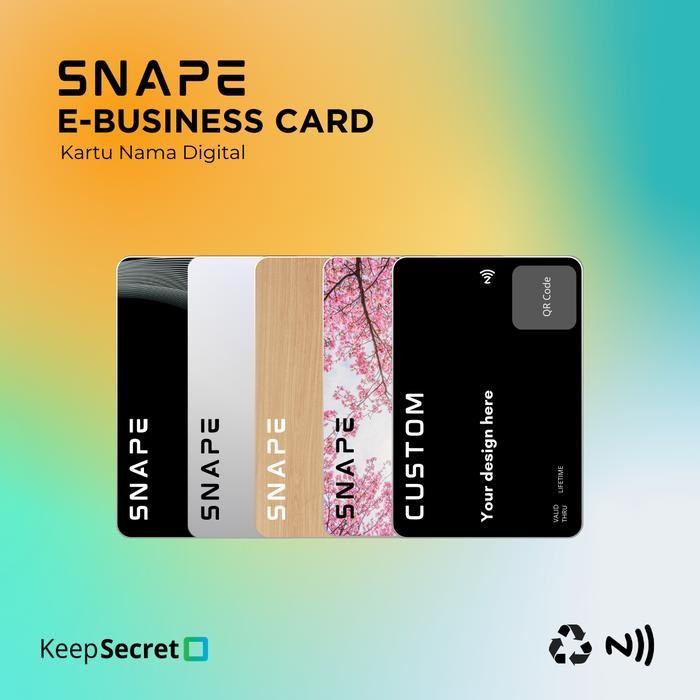 

E-Business Card / Kartu Nama Elektronik Dengan Fitur NFC dan QR Code