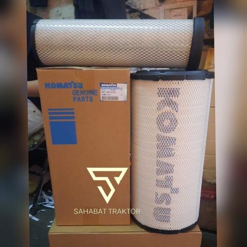 Filter udara Komatsu PC200-8 600-185-4100/4110 + 600-185-4200/4120