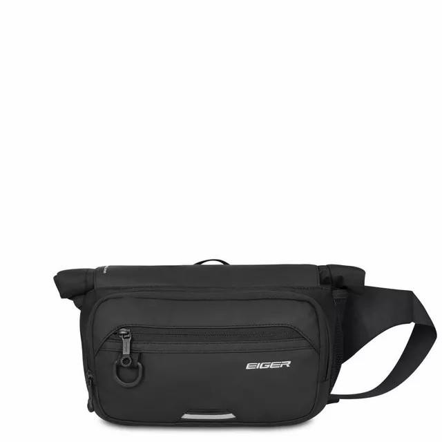 Tas Pinggang EIGER CORONET 2.0 WAIST BAG 91000 7238 Hitam Navy Ori - Hitam