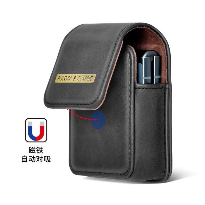Sarung Dompet Tas HP Pinggang Kulit Samsung Galaxy Z Flip 6 5 4 3 2 1 Puloka Vertikal Leather