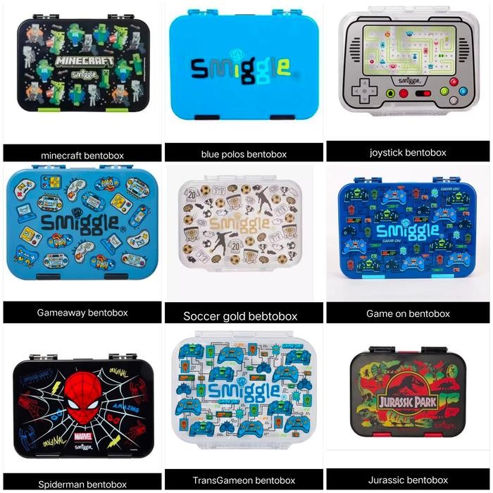 

SMIGGLE BENTO BOX GAME, JOYSTIK/ KOTAK MAKAN SMIGGLE/TEMPAT MAKAN ANAK