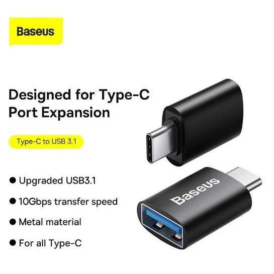 Baseus OTG Converter Adapter Usb Type C to Usb A 3.0 Android Macbook