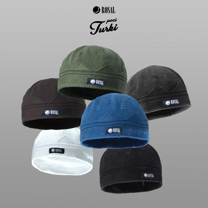 (Allthebest) Peci Turki - Peci Rajut Turki Rosal - Peci solat/sholat/shalat