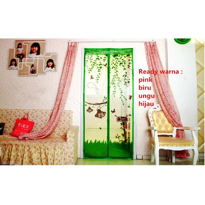 Kelambu pintu magnet MONKEY