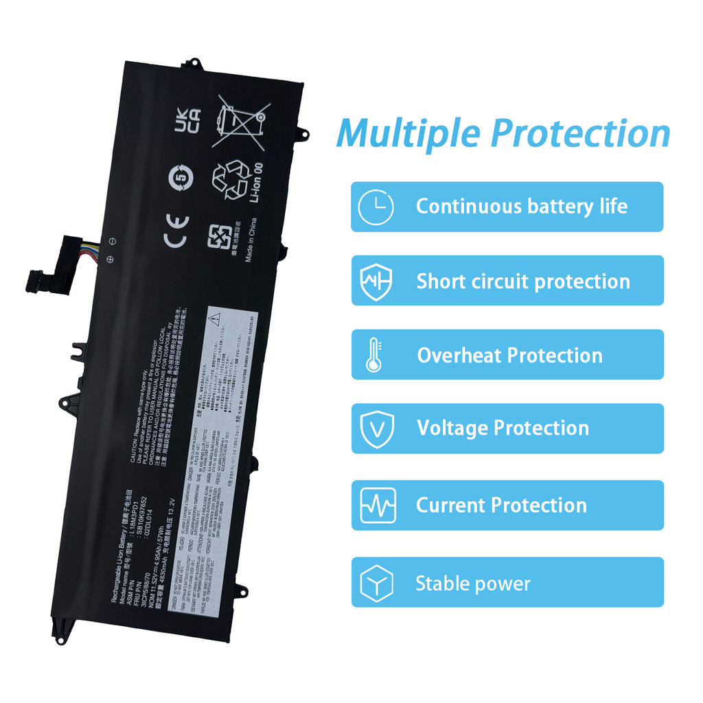 L18M3PD1 Battery For Lenovo ThinkPad T14S T490S T495S Series L18C3PD2 L18C3PD1 L18L3PD1 L18M3PD2