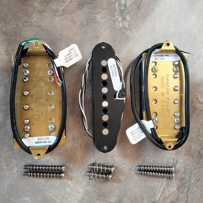 Jual pickup Dimarzio HSH Dimarzio tone zone true velvet dimarzio air norton