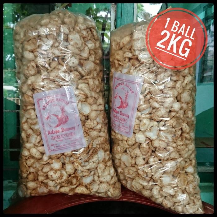 

Kerupuk antor Glopot 1ball 2kg bumbu rempah khas Tegal