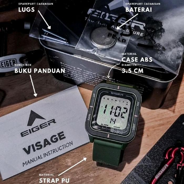 Eiger Visage Watch Jam Tangan Digital Eiger Original