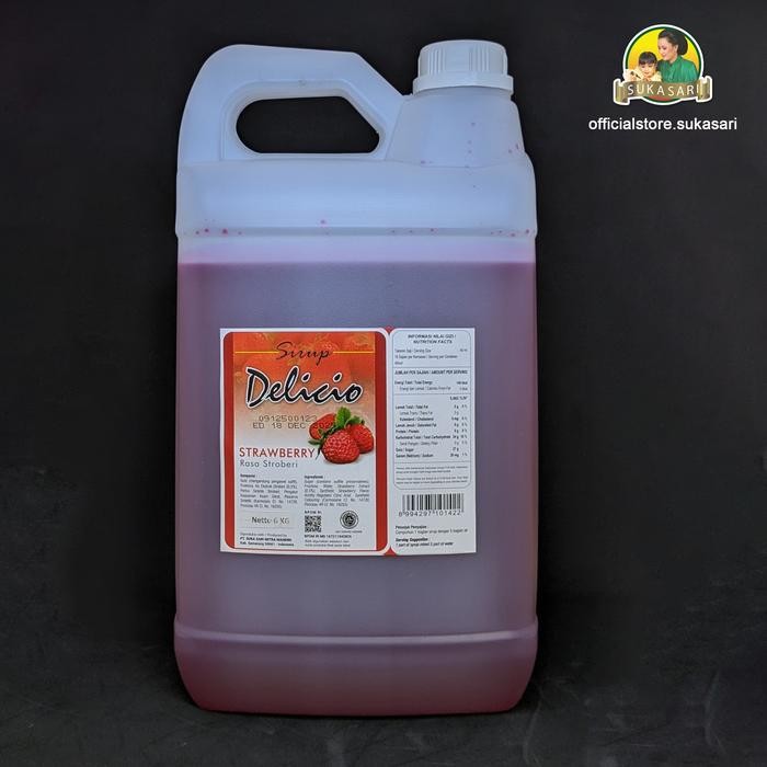 

Delicio Sirup Jerigen 6 kg Kemasan Hemat