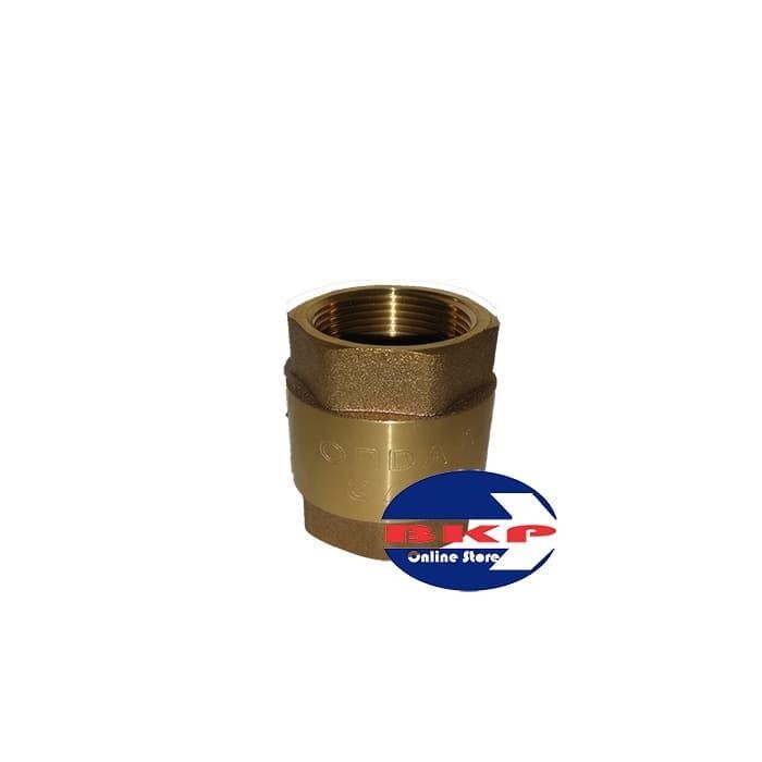 TUSEN KLEP POMPA AIR MERK ONDA 1" INCH / TUSEN KLEP (KUNINGAN) DRAT