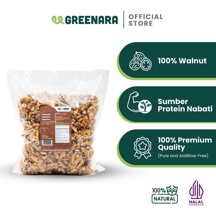 

Kacang Walnut Mentah 1 Kg / Raw Walnut