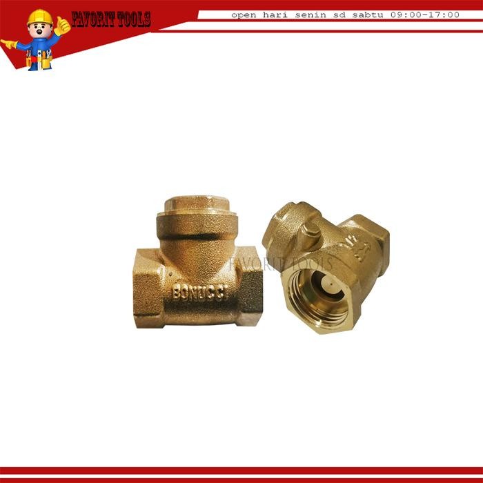 Check Valve Kuningan - Klep Tabok 1/2 Inch