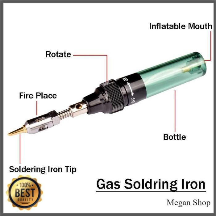 SOLDER DENGAN GAS BUTANE PORTABLE IRON PEN TANPA LISTRIK
