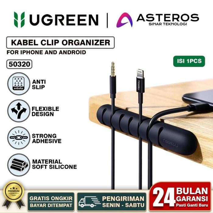 

UGREEN Penjepit Klip Untuk Kabel Data, Holder Organizer For Cable