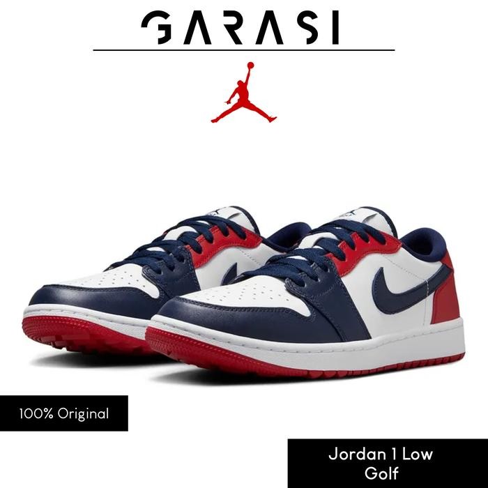 Nike Air Jordan 1 Low G Golf USA Gym Red Navy Original