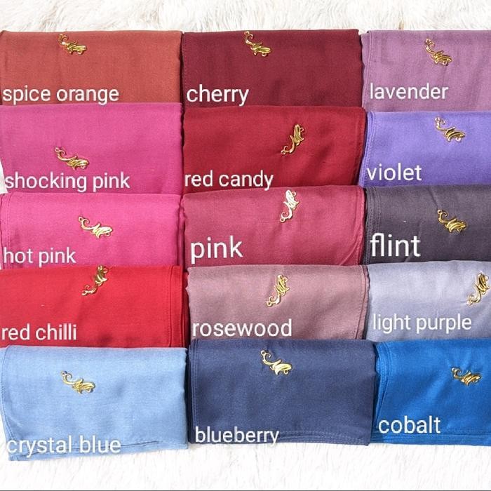 (Allthebest) MYLADY - Hijab segiempat voal polos original mylady hijab Kerudung Basic Segi Empat