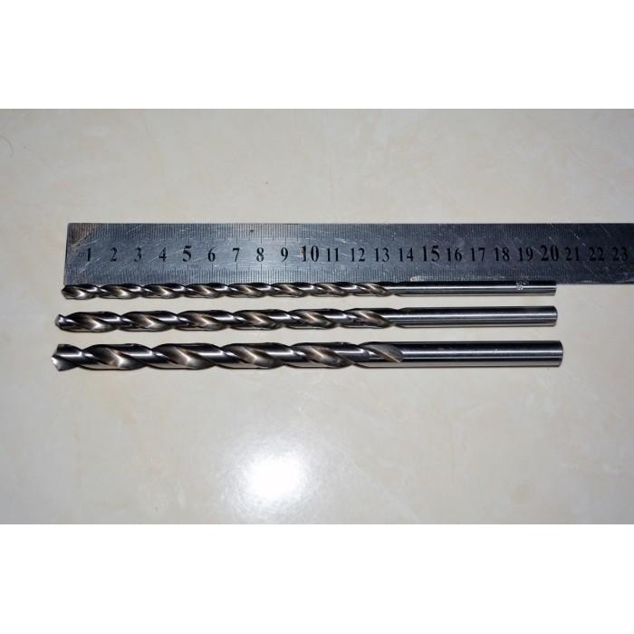 (Allthebest) Mata bor HSS kayu besi 4 mm panjang 20 cm