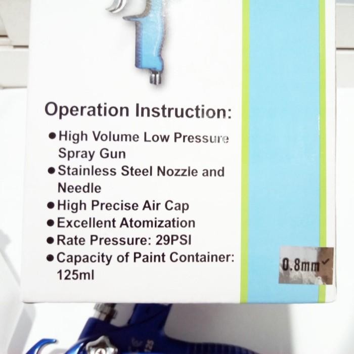 (Allthebest) Einhill 0.8mm N125 Premium HVLP Spray Gun