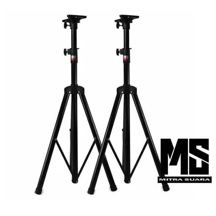 TRIPOD / STAND UNTUK SPEAKER JBL BMB YAMAHA 10" SAMPAI 15'' - Hitam Berkualitas Terbaru