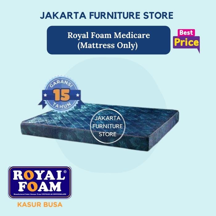 Mo Terbaik Kasur Busa Royal Medicare Uk.120X200X18 Ori 100%