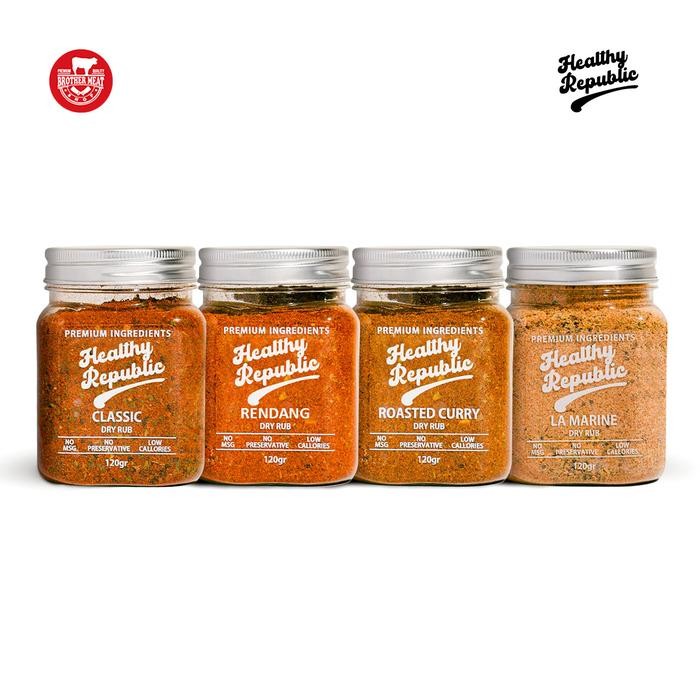 

PAGAMART HEALTHY REPUBLIC DRY RUB, BUMBU MARINASI KERING SERBAGUNA 120GR, BROTHERMEATSHOP
